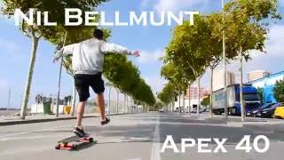 Longboard Freestyle in Barcelona with Apex 40  Nil Bellmunt [upl. by Brunhilda]