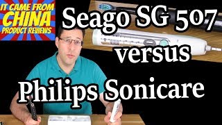 Seago SG 507 vs Philips Sonicare Electric Sonic Toothbrush Comparison Review [upl. by Sherwood]