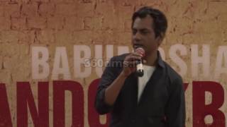 Nawazuddin Siddiqui Speaks Haryanvi  Talks About His Character In Babumoshai Bandookbaaz [upl. by Hayimas]