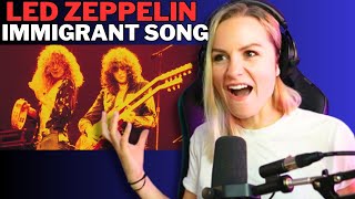 Led Zeppelin Immigrant Song REACTION [upl. by Aibsel]