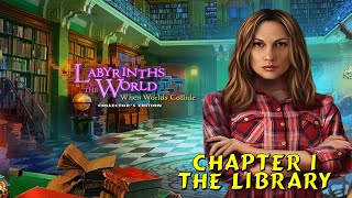 Lets Play  Labyrinths of the World 8  When Worlds Collide  Ch1  The Library [upl. by Rey782]