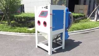 Pressure Pot Sandblast Cabinet [upl. by Neltiac]