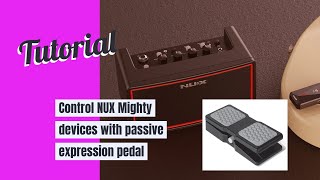 GUITAR 5 NUX Mighty Mightier Amp and M Vave Chocolate pedal with passive expression Pedal [upl. by Arahsal]