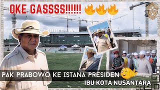 Presiden RI Terpilih Prabowo Berkunjung ke Istana Garuda IKN [upl. by Asirac]