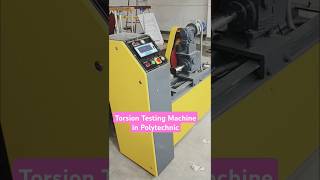 Torsion Testing Machine in Polytechnic diploma machine shorts youtubeshorts [upl. by Dorran740]