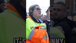 Everton Security Confronts Fulham Fan 😱 [upl. by Odnama]