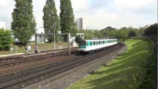 Paris Metro  Line 5  MF 67 amp MF 01  Bobigny [upl. by Elmajian]