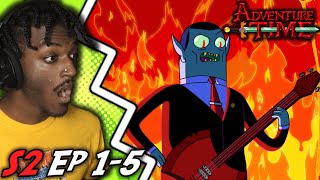 MARCELINES DAD IS SCARY  Adventure Time S2 Ep 15 REACTION [upl. by Mulford136]