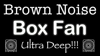 Ultra Deep Box Fan Noise for Sleep [upl. by Ynohta]