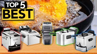 TOP 5 Best Deep Fryer Todays Top Picks [upl. by Eirb]