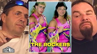 Bret Hart amp Jim Neidhart  How Shawn Michaels amp Marty Jannetty were to Wrestle [upl. by Rehposirhc]