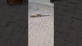 Sniper slingshot rifle wood diy still woodworking woodwork [upl. by Ennayd]