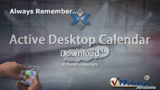 Active Desktop Calendar  Class No 1 Download Program [upl. by Rattan]