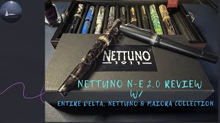 Nettuno NE 20 Pen Review wDelta Nettuno amp Maiora Collection [upl. by Bowerman851]