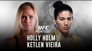 Holly Holm Vs Ketlen Vieira Full Fight HD UFC APEX [upl. by Rap]