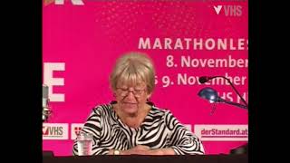 Marathonlesung 2019 – Gerda Smekal liest Olga Tokarczuk  82 [upl. by Llenrad]