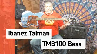 Ibanez Talman TMB100 Review A Budget PJ Bass [upl. by Aicirtac]