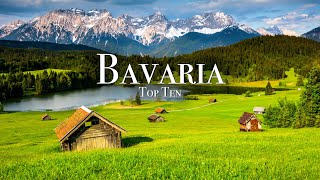 Top 10 Places To Visit In Bavaria  4K Travel Guide [upl. by Ravid]