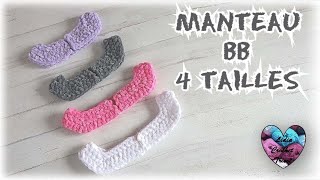 Manteaux Bébé Crochet 4 Tailles quotLidia Crochet Tricotquot [upl. by Pasia873]