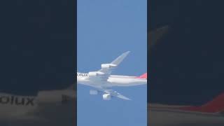 Zooming Cargolux Airlines shorts subscribe gaming games short cargolux aviation sub air jj [upl. by Eatnuahs]