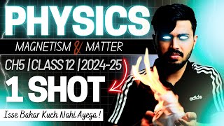 Magnetism amp Matter Detailed Oneshot  PYQ Chapter 5 Class 12 Physics CBSE 202425 🔥 cbse [upl. by Hodess926]