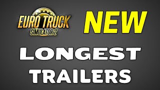 NEW ETS2 Trailers  Unique amp Longest Trailers Schmitz Cargobull [upl. by Ramirol]