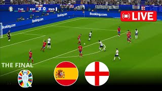 Spain vs England 21  THE FINAL  UEFA Euro Cup 2024  eFootball Pes 21 Gameplay [upl. by Mima391]