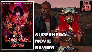 LIONGIRL  2023 Tori Griffith  aka KARAJISHI KAMEN 唐獅子仮面 Scifi Superhero Movie Review [upl. by Bethena]