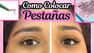 Como Colocar PESTAÑAS POR PUNTO VOLUMEN RUSO❗ [upl. by Anatnas]