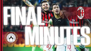 Late late drama  Romagnoli goal  Udinese 01 AC Milan  Final Minutes  Serie A 201819 [upl. by Ignatz]