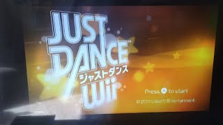 🌟Getting the Gold Menu on Just Dance Wii Japan Exclusive 🌟 [upl. by Jacobsohn]