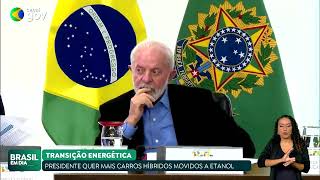 PRESIDENTE LULA DISCUTE TRANSIÃ‡ÃƒO ENERGÃ‰TICA COM PRODUTORES DE ETANOL E MONTADORAS [upl. by Elleiad]