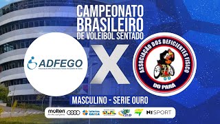 ADFEGO  GO X AADFEPA  PA  CAMPEONATO BRASIELIRO DE VOLEIBOL SENTADO  MASCULINO  SERIE OURO [upl. by Kennedy]