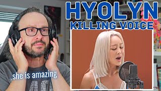 Amazing voice HYOLYN  Killing Voice 효린 킬링보이스를  former Sistar first time reaction [upl. by Naujaj]