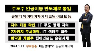 매일경제TV 김동호 매니저인공지능 반도체 주도주 통일큐알티 와이아이케이 테크윙 어보브 주목 [upl. by Casteel]