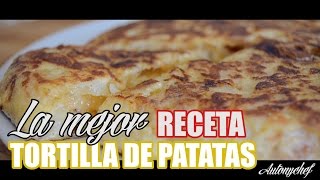 RECETA TORTILLA DE PATATAS CON CEBOLLA Y AMOR  Autonychef [upl. by Adnohsad282]