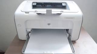 HP LaserJet P1102 Review Print [upl. by Korie]