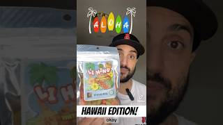 Hawaii let’s goSnack  5354  Li Hing Sour Watermelons  Fruits of the Islands Lychee Sour Belts [upl. by Dougy17]