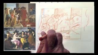 Vilppu short clip of Velazquez painting analysis [upl. by Caren]