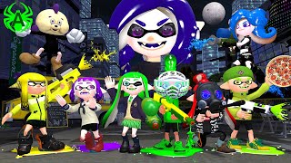 Squid of The Night Part 2  Different Characters but with Splatoon 3 Vampires [upl. by Linsk309]