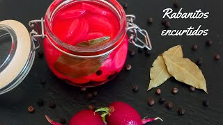 Rabanitos Encurtidos 👉Receta Saludable Económica y muy Fácil👈 [upl. by Hashimoto]