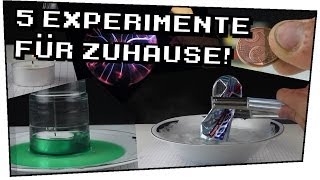 5 Experimente für zuhause  Heimexperimente 13 [upl. by Roach76]