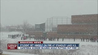 Student sets himself on fire inside Standley Lake High School [upl. by Farland327]