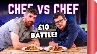 CHEF VS CHEF £10 MIDWEEK COOKING BATTLE  Sorted Food [upl. by Kurr]