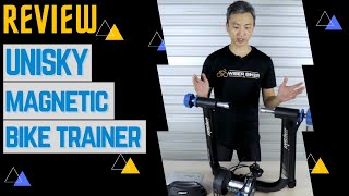 Unisky Bike Trainer Review  Budget Bike Trainer from Amazon [upl. by Anuqahs324]