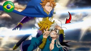 MELIODAS VS ARTHUR  LUTA COMPLETA MOKUSHIROKU NO YONKISHI SEASON 2x1 [upl. by Dirtsa7]