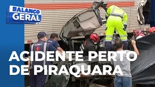 Testemunhas contaram que carreta em alta velocidade atingiu carros no contorno leste [upl. by Itagaki]