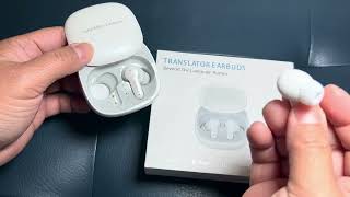 Anfier M3 Offline Language Translator Earbuds Support  Product Review [upl. by Prouty]