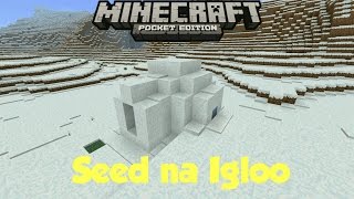 Seed na Igloo w Minecraft PE 0170 b1 [upl. by Durarte]