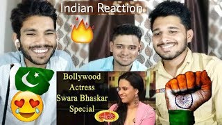 Indian Actress Swara Bhaskar At Pakistan Reality Show Mazak Raat  Indian Reaction [upl. by Nealey430]